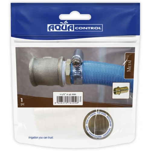 Racor manguera de latón RM 1-1/2” x 45 mm. | C6105