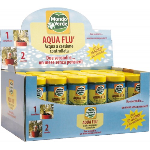 Agua Sólida para Riego en Macetas - Aqua Flú MondoVerde | IRR78
