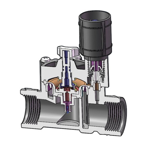 PROGRAMADOR AUTÓNOMO CON ELECTROVÁLVULA LATCH DC | Q2000