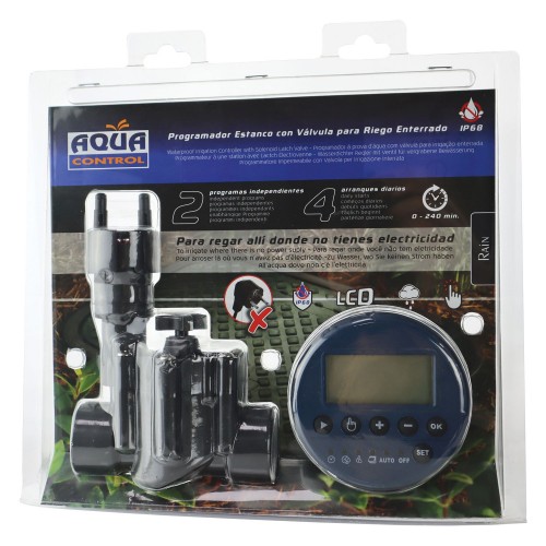 PROGRAMADOR AUTÓNOMO CON ELECTROVÁLVULA LATCH DC | Q2000