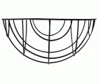 Cesto colgante metálico plastificado - redondo - Ø 35 x 17 cm. | 6070103