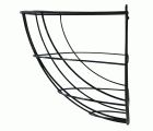 Cesto colgante metálico plastificado - semiredondo - 1/2 Ø 35 x 17 cm. | 6070106