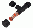 FILTRO EN "L" LIMPIABLE MALLA INOX 200 MESH. (BOLSA ZIP 1UN)