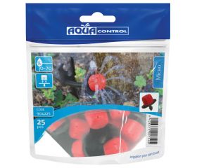 Gotero SPIDER-R - Caudal regulable 0-70 l/h. - Desmontable - Bolsa ZIP 25 unid. | 904225