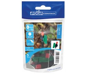 Microdifusor MAX -R caudal regulable 0 - 63 l/h. - 360º - 1,8 - 2,9 m.