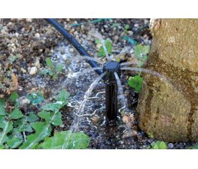 Gotero SPIDER-R con estaca - Caudal regulable 0-70 l/h. - Desmontable - Bolsa ZIP 10 unid. | 906010