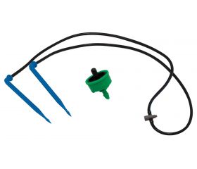 Kit STOPPER 4 l/h. (2 l/h por estaca) - Autocompensado - Antidrenante - Con estaca