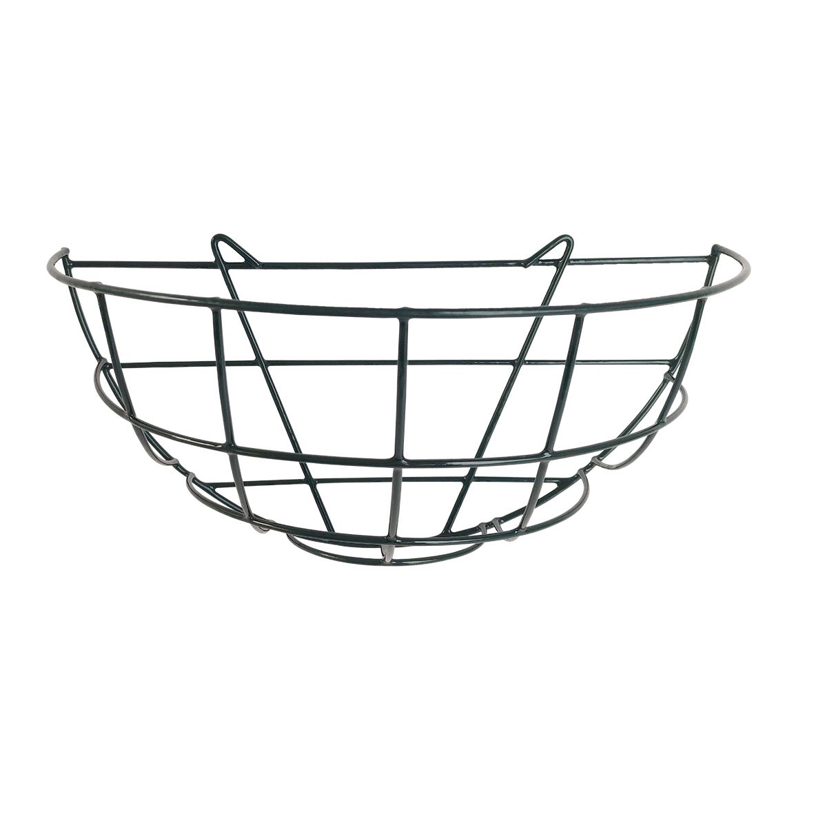 Cesto colgante metálico plastificado - semiredondo - 1/2 Ø 35 x 17 cm. | B2108