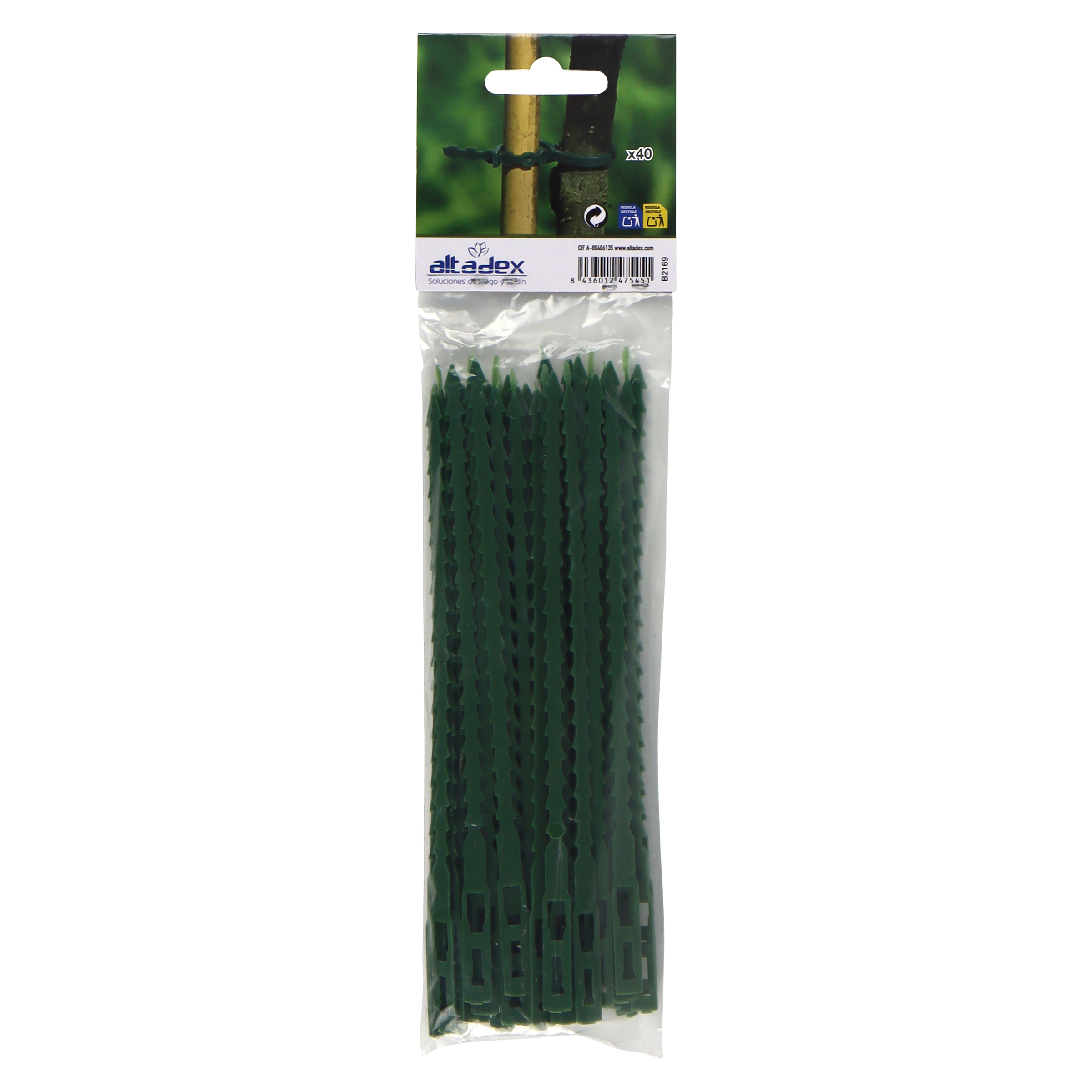 Atadura ajustable multiusos - 17 cm. - Verde | B2169