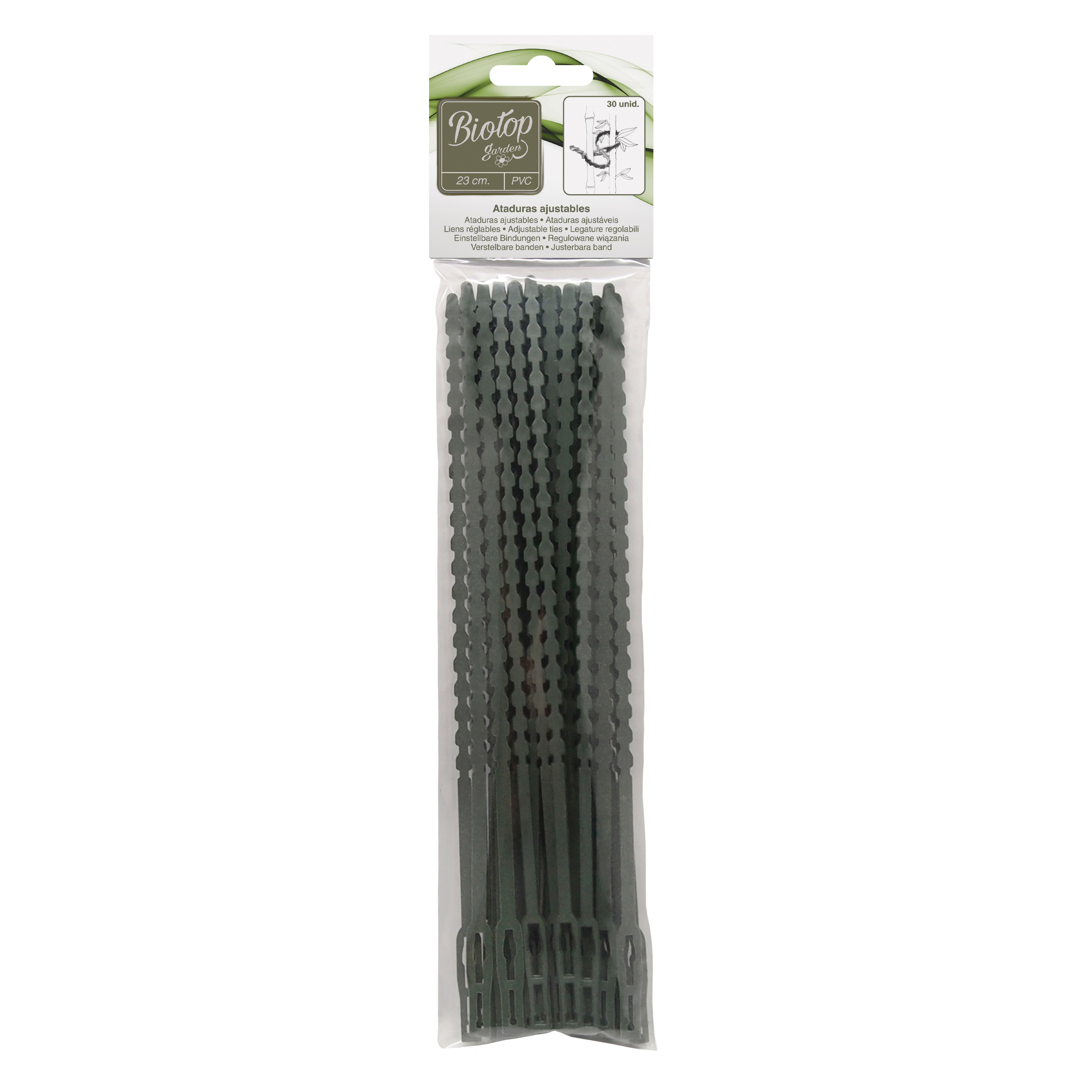 Atadura ajustable multiusos - 23 cm. - Verde | B2170