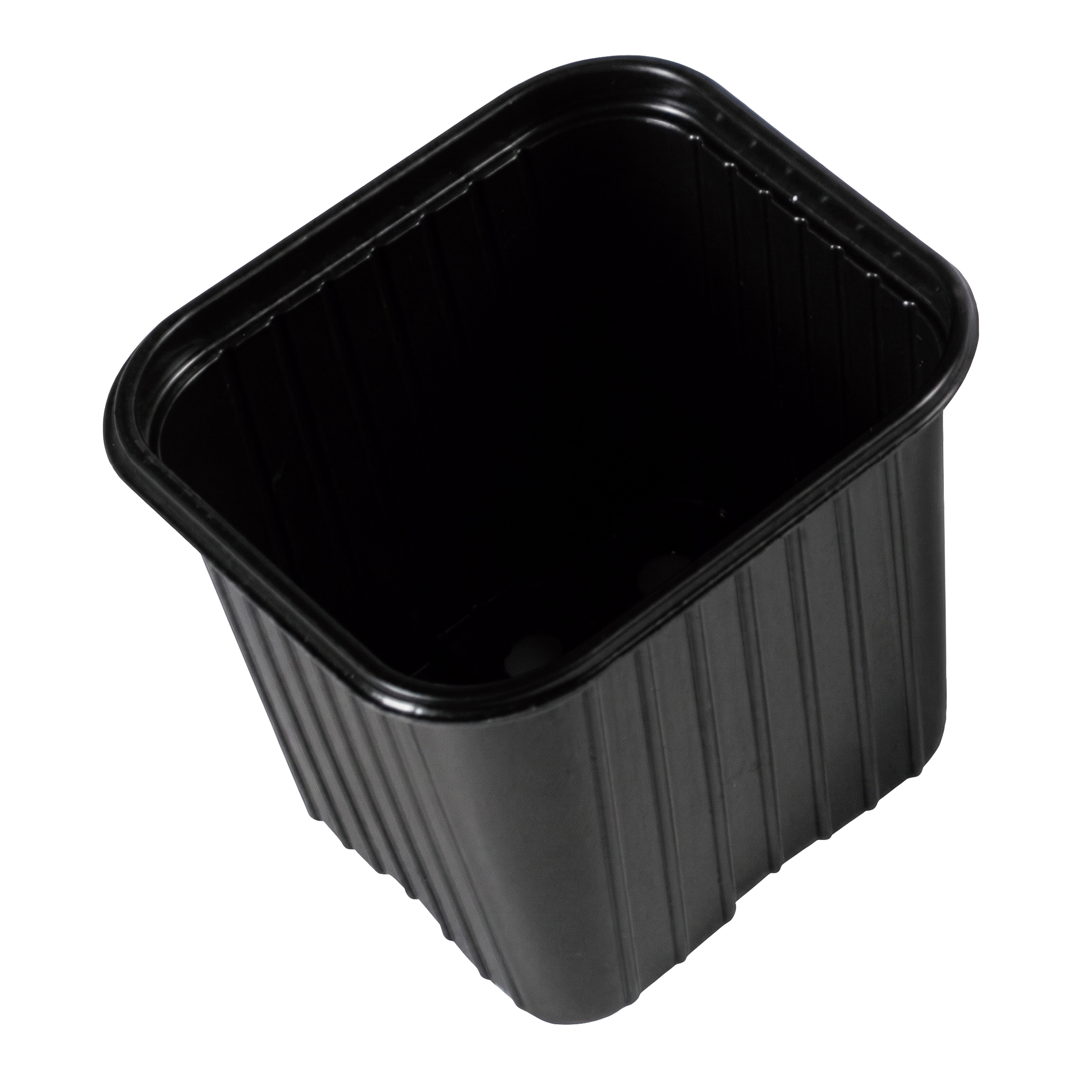 Maceta Negra de Poliestireno  7 x 7 x 6,2 cm. | B2350