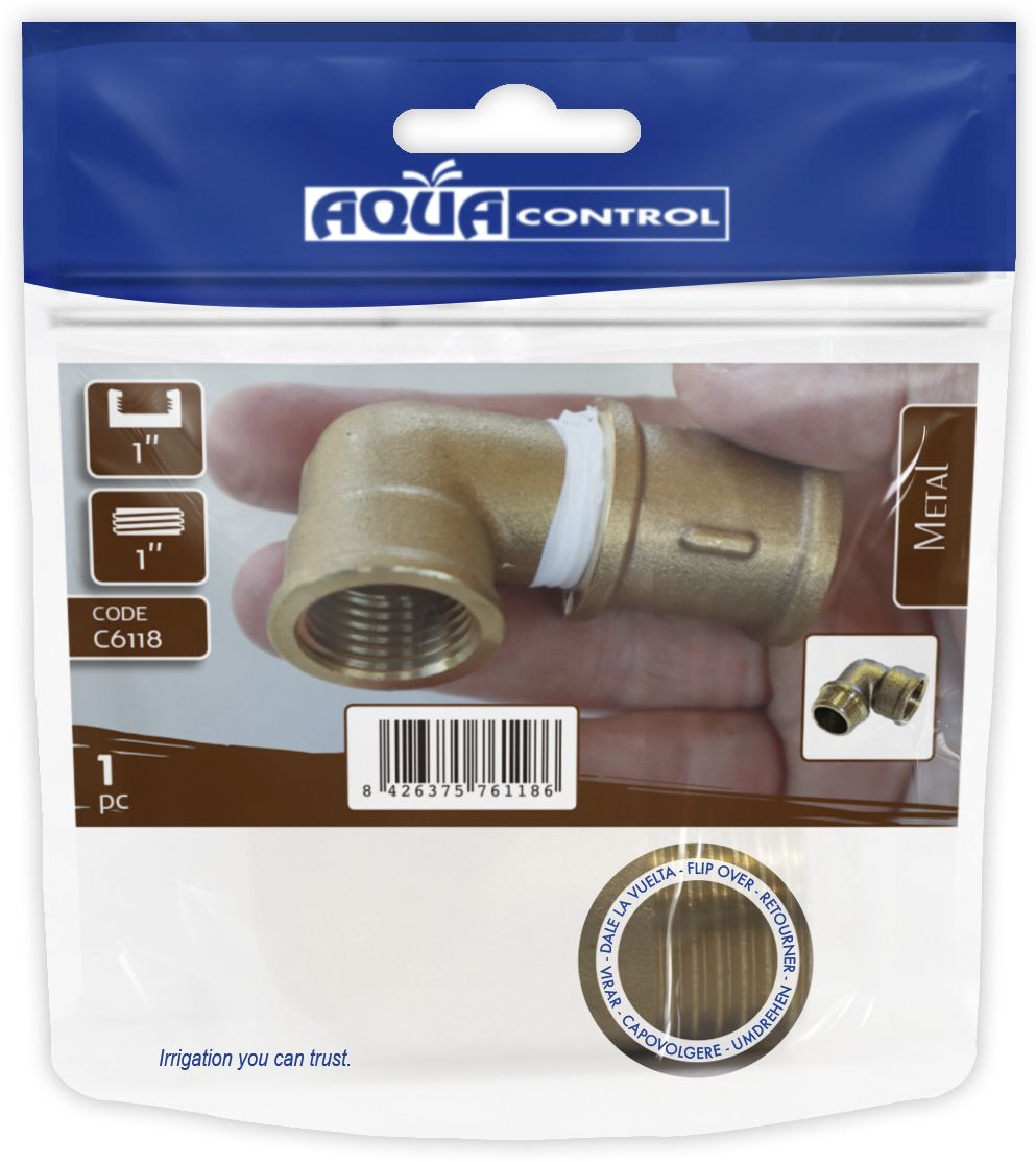 Manguito de latón RH 1” | C6118