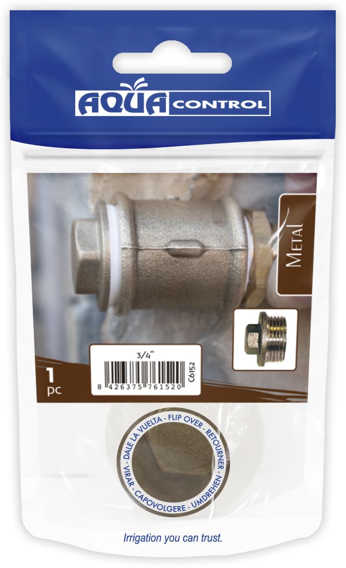 Tapón de latón RM 3/4” | C6152