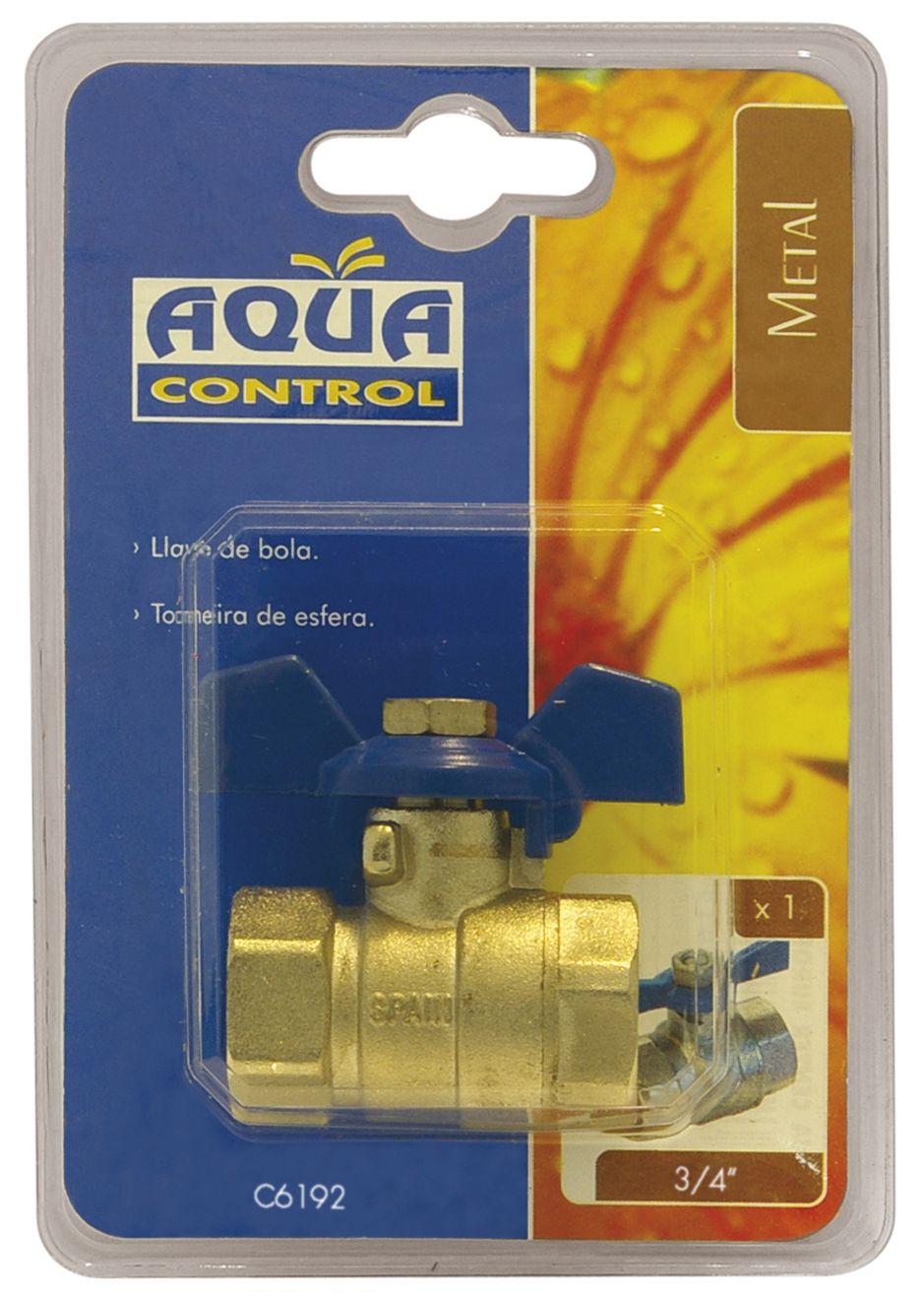 Llave de bola RH 3/4