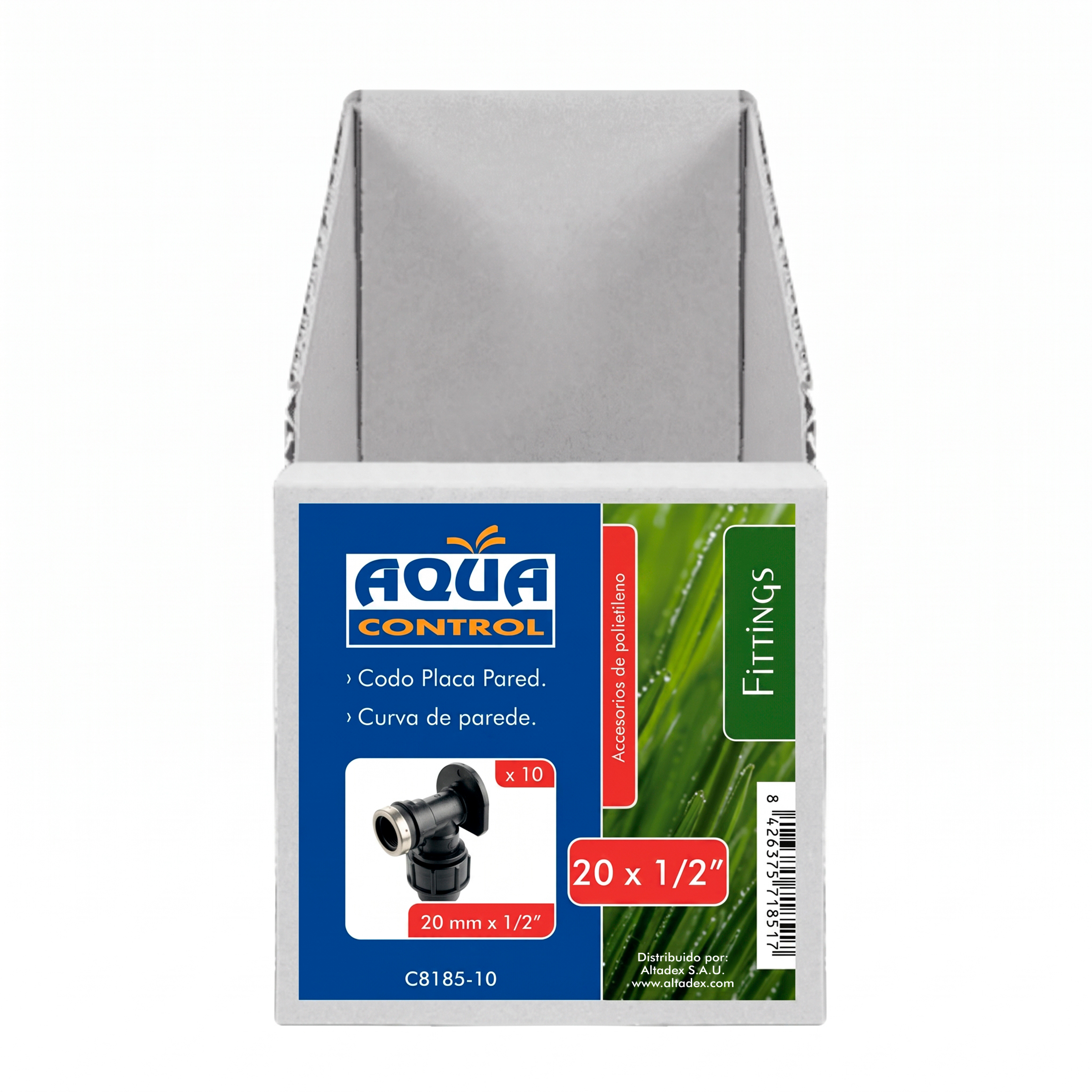 Codo placa 20 mm. x RH 1/2” | C8185-10