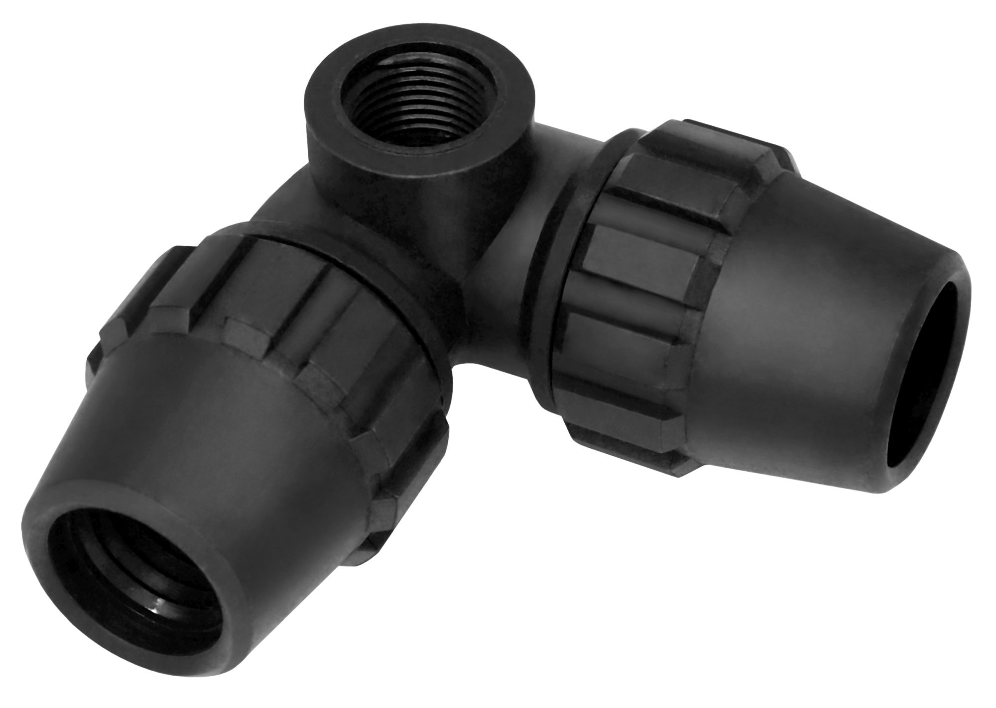 Codo 3 salidas 25 mm x RH 1/2