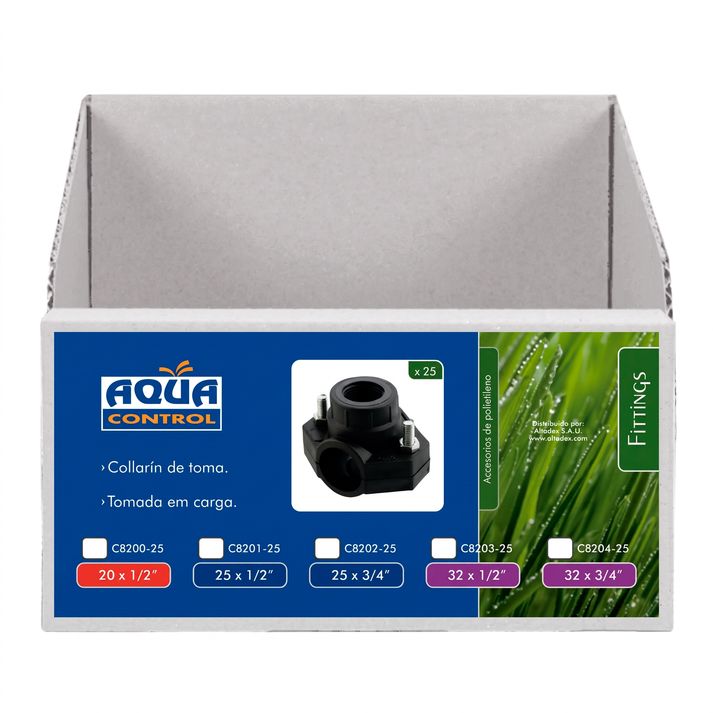 Collarín 20 mm x RH 1/2” | C8200-25