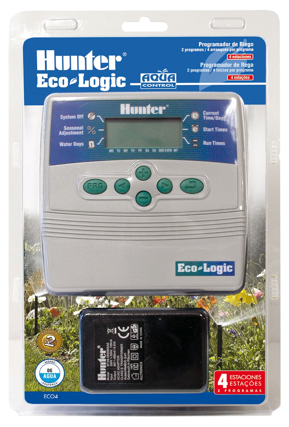 Programador Hunter Ecologic 4 zonas | ECO4