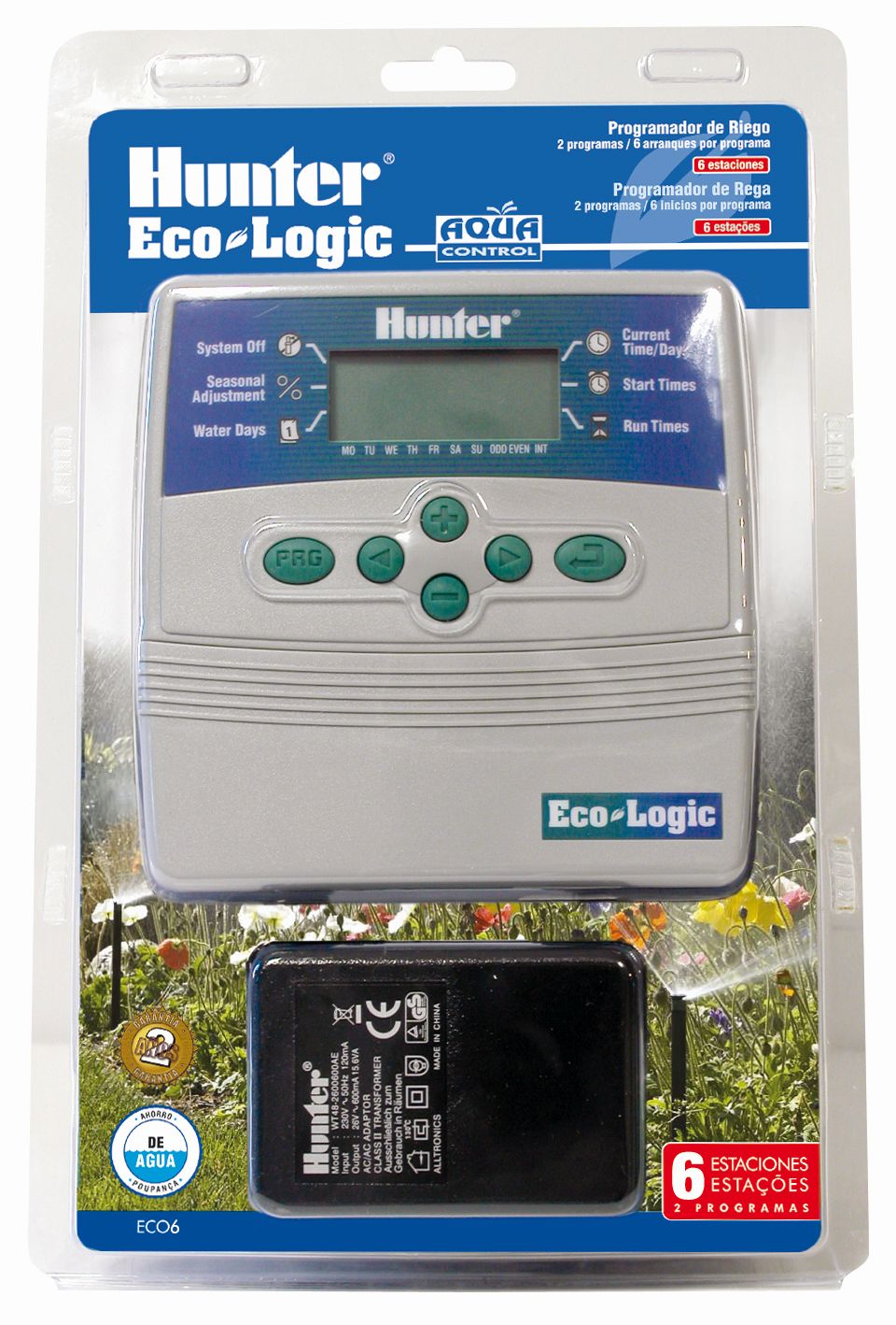 Programador Hunter Ecologic 6 zonas | ECO6