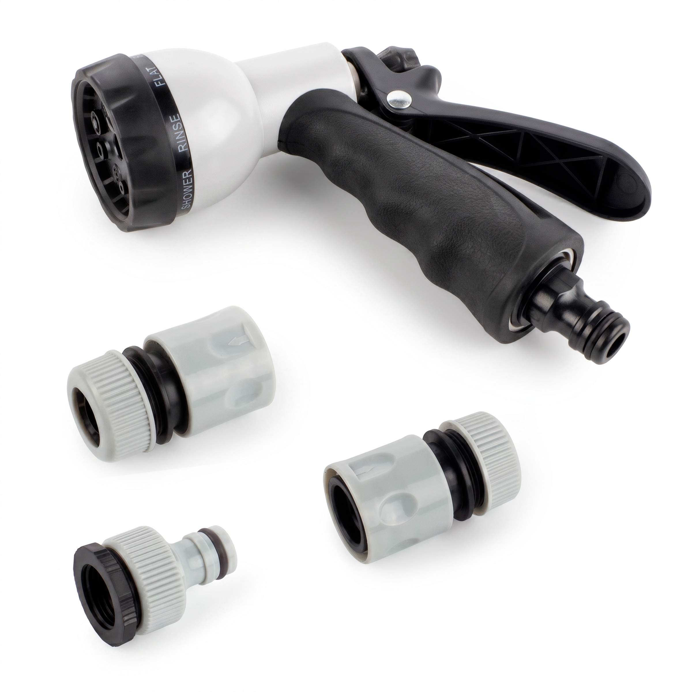 Set Pistola 8 formas + conectadores 15 mm. PVC - Gama 