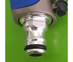 Pistola de riego bimateria (metal y caucho) con 7 formas de riego | AMT42