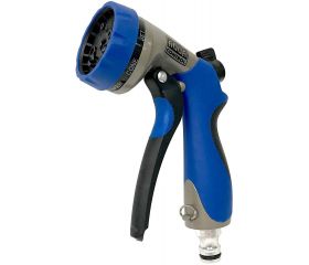Pistola de riego bimateria (metal y caucho) con 7 formas de riego | AMT42
