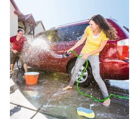 Pistola de riego bimateria (metal y caucho) con 7 formas de riego | AMT42