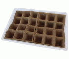 Kit semillero (4 bandejas de turba + base + tapa) - 33 x 23 cm. | B2012