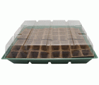Kit semillero (8 bandejas de turba + base + tapa) - 43 x 33 cm. | B2013