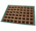 Kit semillero (8 bandejas de turba + base + tapa) - 43 x 33 cm. | B2013