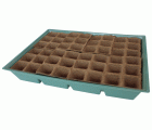 Kit semillero (8 bandejas de turba + base + tapa) - 43 x 33 cm. | B2013