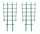 Pack 2 celosias de plástico - 47 x 25 cm. - verde | B2048