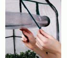 Mini invernadero con estructura de acero plastificado y funda de PVC - 60 x 100 x 60 cm. - 1 ventana | B2073