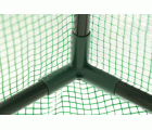 Invernadero con estructura de acero plastificado y funda de polietileno - 143 x 143 x 195 cm. - 6 bandejas | B2077