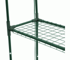 Invernadero con estructura de acero plastificado y funda de PVC - 68 x 49 x 130 cm. - 3 bandejas | B2091