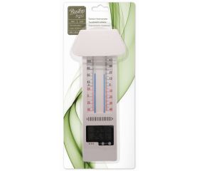 Termómetro de PVC con pantalla LCD  mide la temperatura mínima y máxima | B2212
