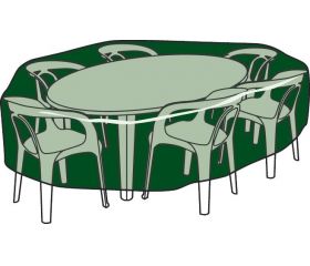 Funda Circular Cubre Mesas y Sillas en Polietileno 100 gr/m2  Ø 120 x 90 cm. | C2233