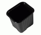 Maceta Negra de Poliestireno  7 x 7 x 6,2 cm. | B2350