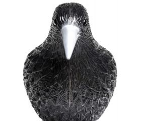CUERVO SEÑUELO - ESPANTAPÁJAROS  33 X 20 X 12 CM. (PACK 4 UNDS)