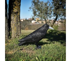 CUERVO SEÑUELO - ESPANTAPÁJAROS  33 X 20 X 12 CM. (PACK 4 UNDS)