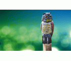 Buho espantapájaros con cabeza giratoria  (16 x 16 x 40 cm) (antiguo B2400) | B2501