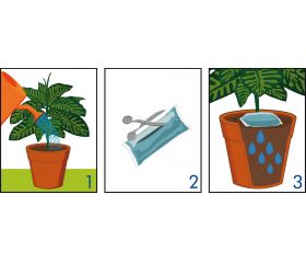 Agua Sólida para Riego en Macetas - Biogel Aqua Control