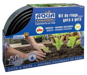 KIT DE RIEGO POR GOTEO 16+4 mm. 40 Goteros con estaca + accesorios