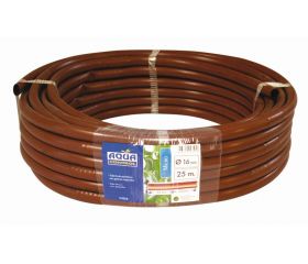 Tubería Ø 16 mm. de polietileno color marrón - 25 m. - goteros integrados cada 35 cm. | C4358