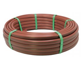 Tubería Ø 16 mm. de polietileno para riego por goteo color marrón - 25 m. | C4372