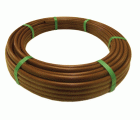 Tubería PLANA Ø 16 mm. de polietileno color marrón - 25 m. - c/goteros cada 50 cm. | C4387