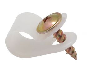 Clips + tornillos para sujección de tubería 3/8” | C5118