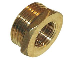 Reducción de latón RM 1/2” - RH 3/8