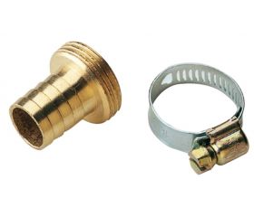 Adaptador metálico espiga Rosca loca Macho 3/4” x 15 mm.