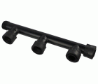Colector 3 vías rosca loca | C8095